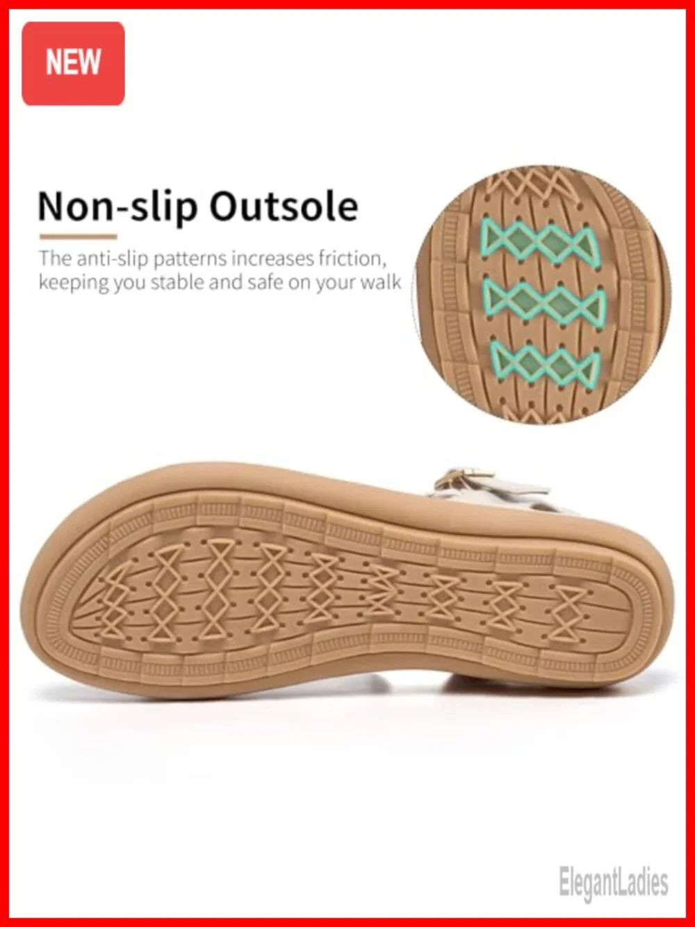 Womens Flat Sandals with Woven Cross PU Leather Strappy Ankle Strap Adjustable
